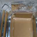 8-Piece Deep Glass Baking Dish Set with Plastic lids,Rectangular Glass Bakeware Set with Lids, Baking Pans for Lasagna, Leftovers, Cooking, Kitchen, Freezer-to-Oven and Dishwasher, Gray