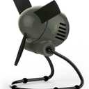 Vornado Zippi Small Personal Fan, Foldable Cooling for Desk, 2 Speed Settings, Soft Nylon Blades, Directable Airflow, Perfect Fan for Office and Bedroom, Multiple Color Options, Graphite Gray
