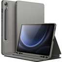 JETech Case for Samsung Galaxy Tab S10 Lite / S10 FE / S9 FE 10.9-Inch with S Pen Holder, Slim Folio Stand Protective Tablet Cover, Multi-Angle Viewing (Gray)