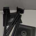 PERLESMITH Universal Speaker Stands for Surround Sound -Height Adjustable Extend 33.3to 45.1, Floor Speaker Stand for Satellite & Studio & Bookshelf Speakers up to 11LBS,1 Pair Black, PSSS2