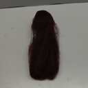 The Fox Afro Kinkys Bulk Human Hair Bundles for Braiding (14 Inch, Burgundy #99J, 50g), 100% Unprocessed Soft 4C Human Hair for Boho Braids, Twists, Dreadlocks & Loc Repair, Kid-Friendly