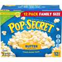 Pop Secret Butter Microwave Popcorn 12ct (3.2oz Bags), 38.4oz Box (Pack of 1) (EXP 04/04/27)