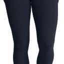 Aoxjox Trinity High Waisted Yoga Pants with Pockets for Women Tummy Control Cross-Waist Buttery Soft Workout Leggings 26" (Large)