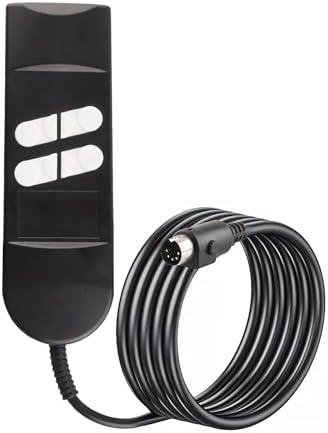 CEDINQII Lift Chair Remote Replacement - Power Recliner Remote Control with 4 Button 5 Pin Configuration for Okin Tranquil Ease Limoss Golden Pride Med KD Ashley Lazboy etc