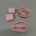 iPhone 17 16 15 Charger Fast Charging,2Pack 20W Apple iPad USB C Wall Chrager Block with 6FT USB C to C Cable for iPhone 17/Pro/Pro Max/17 Air/ 16/16 Pro/16 Pro Max/15/Plus/Pro/Pro Max (Pink)