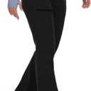 Cycorld Women's Snow Ski Pants Fleece Lined Waterproof Softshell Insulated Flare for Snowboarding Hiking Winter Outdoor Size 6