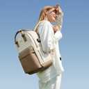 LOVEVOOK Laptop Backpack for Women Men, 17.3 Inch Laptop Bag with USB Port Fashion Waterproof Backpacks Teacher Nurse Stylish Travel Bags Vintage Daypacks Bookbag for College School Work