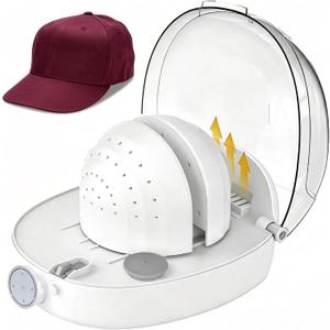 𝐔𝐩𝐠𝐫𝐚𝐝𝐞 Hat Cleaner Machine with Steam,Hat Shaper Automatic Cap Cleaner,3-in-1 Steam Clean Iron Dry Reshape Deodorize for Baseball Cap Bucket Trucker Hat,Restore Misshapen Hats