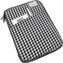 11Inch Cute Puffy Laptop Sleeve Fairycore Carrying Laptop Bag Cover Kawaii Tablet Liner Pouch Cottagecore Office Accessories (11inch,Black)