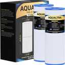 AQUALTRA Spa Filter Compatible with PRB25-IN, C-4326, FC-2375, FC-2370, 3005845, 17-2327, 100586, 33521, 25392, 817-2500, Guardian 413-106, 13 5/16" x 5" Drop in Hot Tub Filter 2 Pack