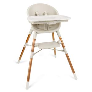 Skip Hop Baby High Chair 4-in-1 Convertible High Chair, EON, Oat