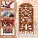 3 Pcs Mexican Cielito Lindo Arch Backdrop Cover 4ft 5ft 6ft 2-sided Stretchy Arch Stand Covers for Mexico Talavera Wedding Birthday Baby Shower Party Decor (Only Cover)