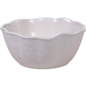 Perlette Cream Deep Bowl 11" x 5"
