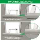 Window Air Conditioner Support Bracket, Window AC Support Bracket No Drilling Required Easy to Install Universal Window AC Mount,(up to 200 lbs)