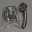 KAIYING Chrome High Pressure Handheld Shower Head with ON/OFF Pause Switch, 3 Spray Modes Shower Wand with Shut Off Button, Removable Camper Shower Head with Hose and Adjustable Angle Bracket