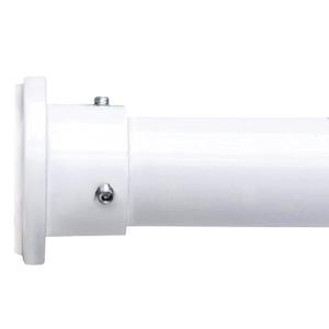 Room/Dividers/Now Heavy Duty Tension Curtain Rod: Adjustable No-Drill Curtain Rod for Windows, Bedrooms and Closets - Sturdy Tension Rod (80-120 Inches, White)