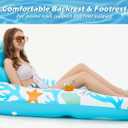 Jasonwell Inflatable Pool Float Adult - Pool Floaties Lounger Floats Raft Floating Chair Water Floaties for Swimming Pool Lake Lounge Float with Cup Holders Beach Pool Party Toys for Adults