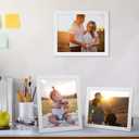 Giftgarden 12 Pack 3.5x5 Picture Frame White, 3.5 by 5 Photo Frames Bulk for Desktop Display or Wall Mount