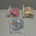 24 PCS Silicone Baby Feeding Set, Baby Led Weaning Supplies Includes Suction Bowls and Divided Plates, Adjustable Silicone Bib, Spoons&forks, Training cup with straw(Pink+Blue+Beige)