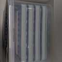 WIBIMEN Mini Ice Cube Trays, Small Tiny Round Pebble Crushed Nugget Ice Trays for Freezer with Lid - Chilling Drinks Coffee Juice(4 Pack/0.55In - Blue)