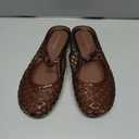 GRACESTRIDE Jelly Flats for Women Mesh Mary Jane Breathable Slides Comfortable Slip on Closed Rounded Toe Flat Sandals Summer Beach Slippers Size 36