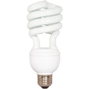 Satco S7341 12/20/26-Watt Medium Base 3-Way Spiral, 2700K, 120V, Equivalent to 30/70/100-Watt Incandescent Lamp with Energy Star Rated