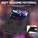 Silicone Case for Trimui Brick, Anti-Slip, Shock Proof, Soft Protective Case for Trimui Brick Handheld Game Console with Lanyard - Black