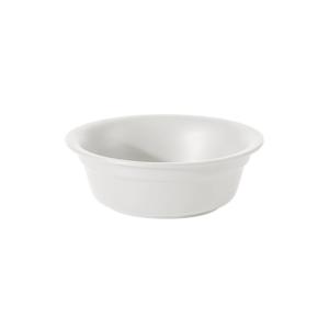 Ceramic Dog Bowl for Large Dogs, Basic 3.7 Cup Food or 30 oz Water Bowl for Replacement, Wide Opening Rounded Edge(Single Bowl, White)