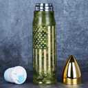 Valentines Day Birthday Gifts for Men Dad Him Adults Funny - 17 oz Camo Tumbler, Gifts for Dad Who Have Everything - Unique Anniversary Men's Presents for Boyfriend Husband - Camo Cup Green