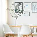 Sggvecsy 47.2 4Pcs Artificial Ficus Branches Artificial Greenery Stems Faux Ficus Twig Plants Fake Leaf Spray Green Eucalyptus Branches for Vase Filler Office Home Wedding Decoration