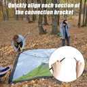Tent Poles Replacement Compatible with Coleman 2 Person Sundome Camping Tent, Pre-Assembled Replacement Poles for Coleman, Easy to Install, Lightweight Fiberglass, 2 Pack