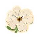 Ergocar LED Hanging Clock - Art Decorative Modern Flower Design, Suitable for Living Room, Bedroom, Study, Office