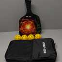 Pickleball Paddles Set of 2 USAPA Approved - Lightweight Carbon Fiber Pickleball Paddle Set for Men Women - Pickle Ball Set - 2 Rackets, 4 Balls, 1 Carry Bag for Beginners & Pros
