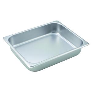 Stainless Steel, Medium | Dishwasher safe, Heavy-duty, Reinforced corners, Great for Steam Tables, Buffets, Catering and Food Preparation