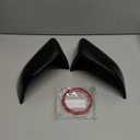 2Pcs ABS Mirror Caps Guard Tesla Model 3 Rearview Cover, Compatible with Latest Model 3 2021 2022 2023 2024 2025 Refresh Highland Rear Side Mirror Cover(Bright Black, Model 3)