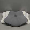 Neck Pillow: relieves Pain Two Height Options Cooling Memory Foam Orthopedic Bed Pillow. (Gray)