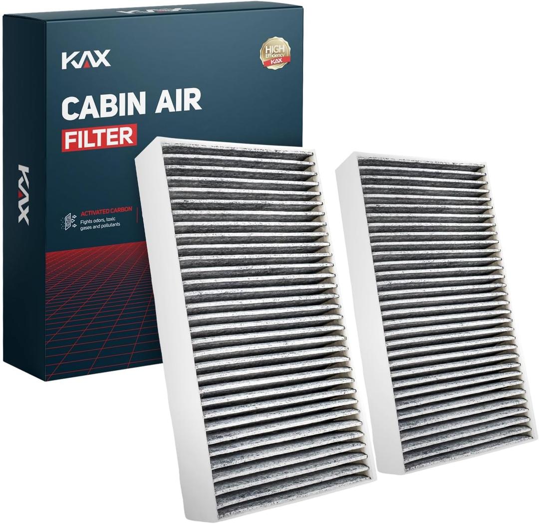 KAX Cabin Air Filte, CF10828 Replacement for GL450, R63 AMG, R500, R350, R320, ML63 AMG, ML550, ML500, ML450, ML350, ML320, w/Activated Carbon Passenger Compartment Air Filter