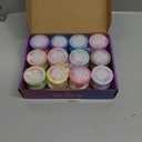 LKAXYTP 24 Pack Butter Slime Kit, Party Favor Supplies, Super Soft, Non-Sticky, Goody Bag Toy, Prize for Girl and Boys, Christmas Stocking Stuffers