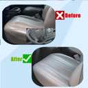 NLQR Driver or Passenger Bottom Replacement Seat Cover & Foam Cushion Pewter Gray Compatible with Chevy Express GMC Savana 1500 2500 3500 Van 2003 2004 2005 2006 2007 2008 2009 2010 2012 2013 2014