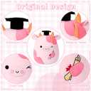 OurHonor Graduation Gifts, Middle School 2026 Cow Stuffed Animals Plush with Mini Graduation Cap, Cute Doll Pillow Toys for High/Elementary School Students