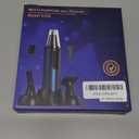 AREYZIN Nose Hair Trimmer for Men,2025 Professional 3 in 1 Painless Rechargeable Ear and Nose Trimmer,IPX7 Waterproof Eyebrow Facial Hair Trimmer Body Grooming Kit Dual Edge Blades (Blue)