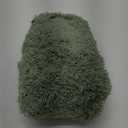 Yimobra U Shaped Toilet Bath Rug, Fluffy Plush, Super Shaggy Soft Non Slip, Water Absorbent Microfiber Bath Mat, Dries Quickly, Machine Washable Thick Bathroom Rugs, 20"x 24", Pure Light Green