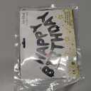 55 Pcs Happy Birthday Balloons Letters Banner with 35 Pcs Star Foil Balloons, 20 Pcs Latex Balloon, 6 Hanging Swirls for Women Men Boys Girls Birthday Party Decorations Set  (Black)