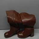 DREAM PAIRS Knee High Boots for Women Platform Square Toe Chunky Block Heeled Stylish Comfortable Tall Boots with Side Zipper, 6.5