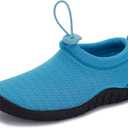 WHITIN Little/Big Kids Amphibious Water Shoes | Flexible Thick Sole for Boys/Girls (Blue)