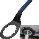 Universal Sink Drain Wrench for Loosen Tighten Strainer Locking Nut Fits All 4-, 6- and 8-tab, Toilet Bathroom Kitchen Sink Wrench