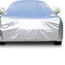 Waterproof Car Cover All Weather Snowproof UV Protection Windproof Outdoor Full Coupe/Cabrio Car Cover, Universal Fit for (Fit Coupe/Cabrio Length 173-184 inch