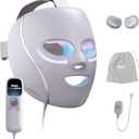 Shark CryoGlow LED Face Mask with Under-Eye Cooling, Anti-Ageing & Blemish Repair, Red & Blue LED, Infrared Light Therapy, USB-C, Remote Control, Storage Bag, Lilac Chill, FW312PL