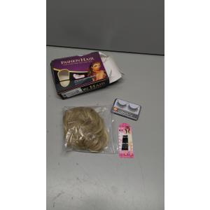 Fashion Hair Wig, Lash, Pins
