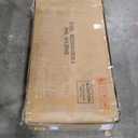 AMERLIFE Queen Size Bed Frame Wooden Platform Bed with 51.2 LED Storage Bookcase Headboard, 4 Storage Drawers & Charging StationNo Box Spring NeededNoise FreeRustic Grey